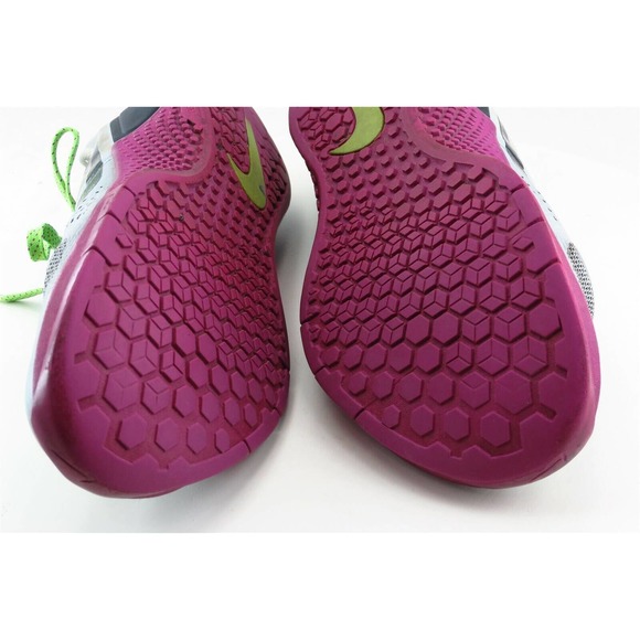 Nike Flywire Lace Up Running Gray Synthetic Women Shoes 7 M - Picture 7 of 7